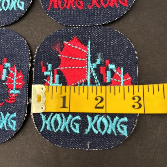 Vintage Hong Kong Sew on Denim Patches - Picture 2 of 7